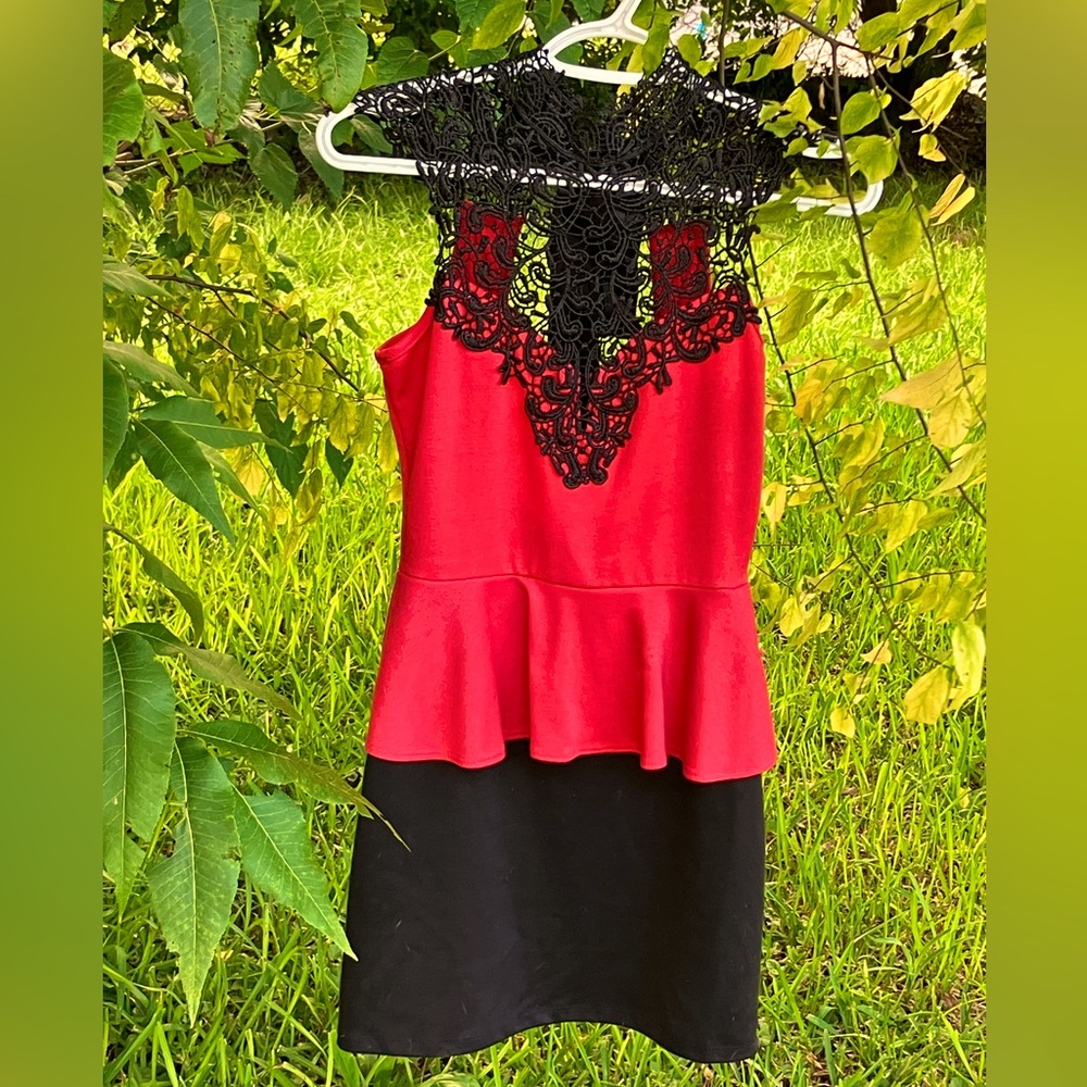 Lipstick Boutique Vibrant Red Dress